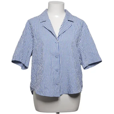 Kortärmad skjorta (Blå, Vit) från Monki Polyester