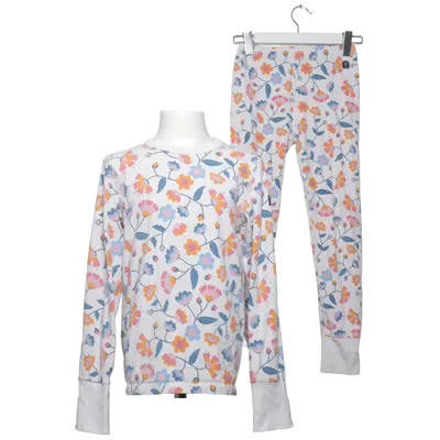 Pyjamas (Vit, Flerfärgad) från Polarn O. Pyret Elastan, Ekologisk bomull