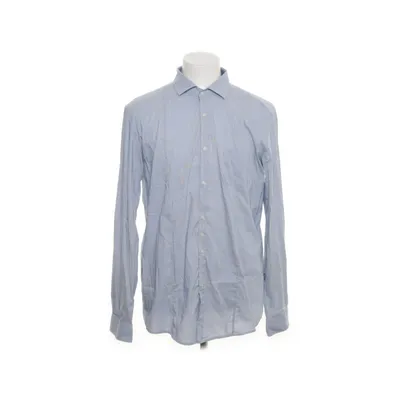 Shirt (Blauw, Wit) van Boss Hugo Boss Katoen, Polyamide, Elastaan