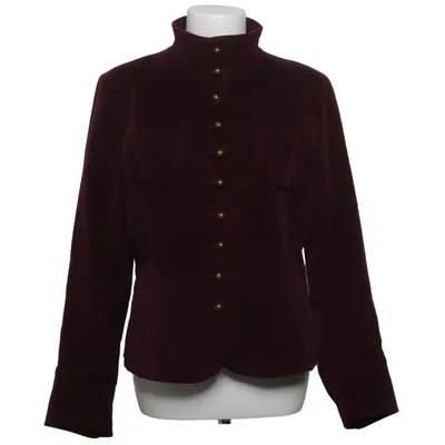 Blazer (Red) from Feminine Acetate, Cotton, Elastane, Viscose