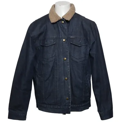 Fodrad jeansjacka (Blå) från De Palma Clothing Co Bomull, Polyester