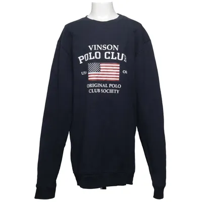 Sweatshirt (Blau) von Vinson Polo Club Baumwolle, Polyester