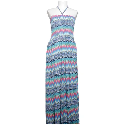 Maxi dress (Blue, Pink, Multicolored) from Dodo Cotton, Polyester