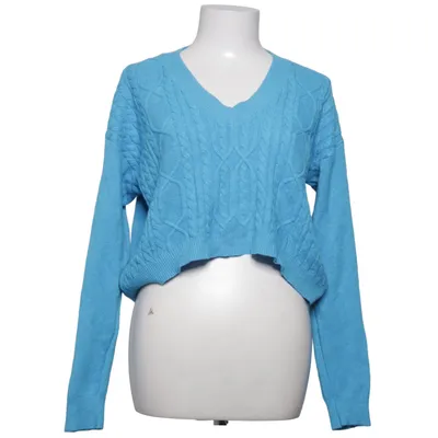 Pull-over (Bleu) de Amo&Roma Coton, Polyamide, Viscose