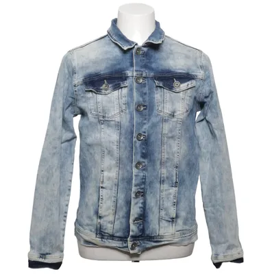 Denimjakke (Blå) fra Sams Black Bomuld, Elastan, Polyester