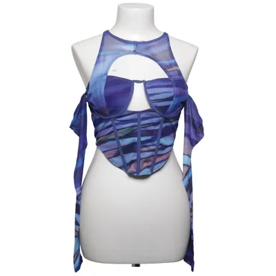 Korset (Blå, Flerfarvet) fra PrettyLittleThing Elastan, Polyester
