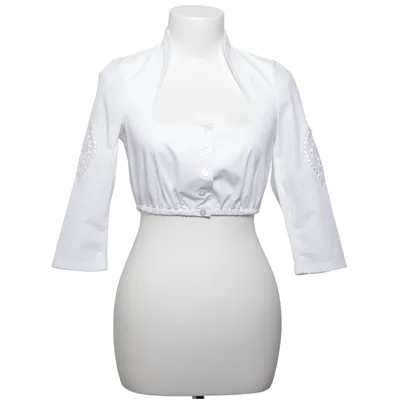 Dirndl blouse (White) from Alpin Cotton, Polyester