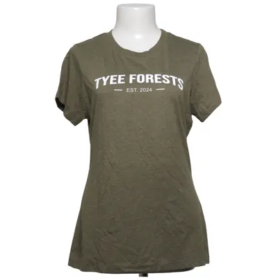 T-shirt (Groen) van District Katoen, Gerecycled polyester