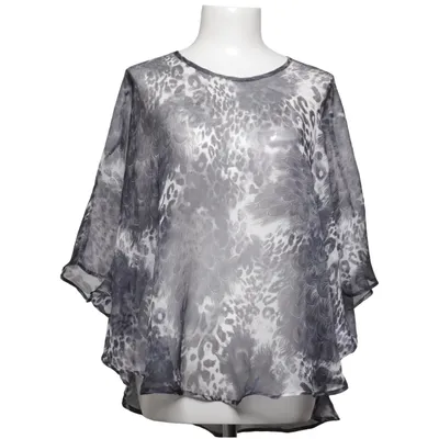 Beach dress (Black, Gray, White) from By Jolima Polyester, Viscose
