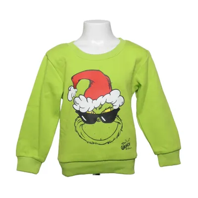 Collegetröja (Grön, Röd, Svart, Vit) från The Grinch Bomull, Polyester