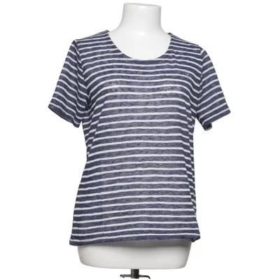 T-shirt (Blauw, Wit) van Liberty Woman Gerecycled polyester, Viscose