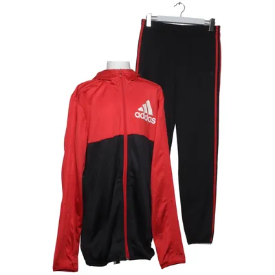 Sportssæt (Sort, Rød) fra Adidas Polyester
