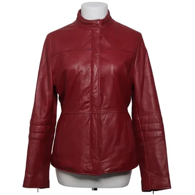 Läderjacka (Röd) från Hollies Stockholm Skinn, Polyester