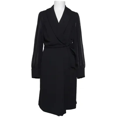 Slå-om-kjole (Sort) fra Shelby & Palmer Elastan, Polyester