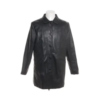 Läderjacka (Svart) från Amaranto Polyester, Skinn