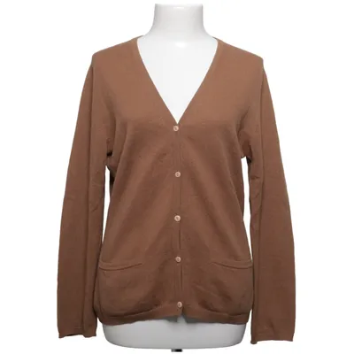 Cardigan (Bruin) van Ashima Kasjmier, Merinowol