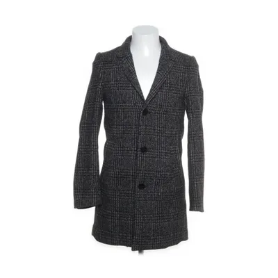 Frakke (Sort, Flerfarvet) fra H&M Man Uld, Polyester, Akryl, Polyamid
