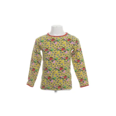 Långärmad t-shirt (Gul, Flerfärgad) från Småfolk Ekologisk bomull, Elastan