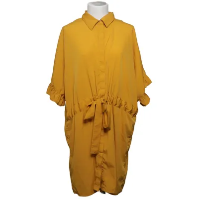 Shirt dress (Yellow) from AX Paris Polyester