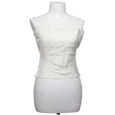 Halter neck top (White) from Djerf Avenue Cupro, Viscose