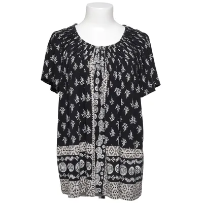 Topp (Svart, Vit) från Style & Co Elastan, Polyester