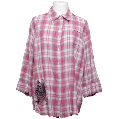 Flannel shirt (Pink, White, Gray) from Style & Co Cotton, Elastane