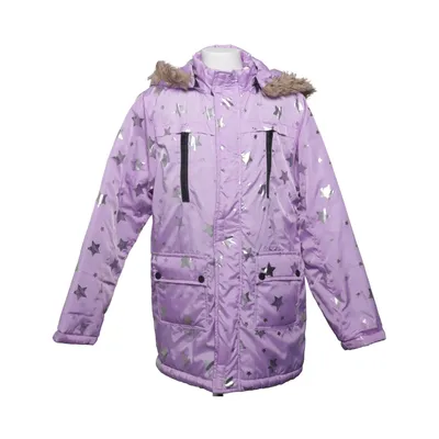 Winter coat (Purple, Silver) from Jomake Polyester