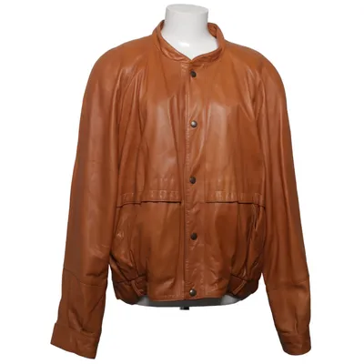 Veste en cuir (Marron) de Pege Skinn