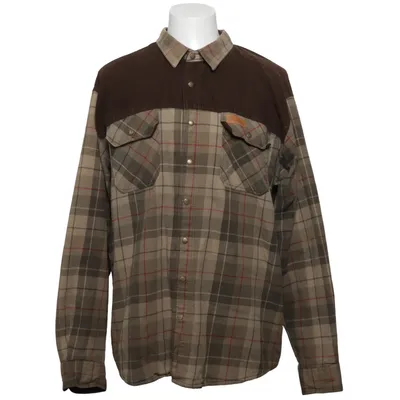 Flannel shirt (Green, Brown, Beige) from Pinewood Cotton, Polyester