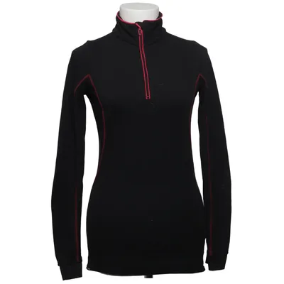 Base layer shirt (Black, Red) from Wedze Polyester, Wool