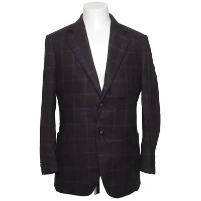 Blazer (Brun, Blå) fra Cavour Cupro, Viscose, Uld