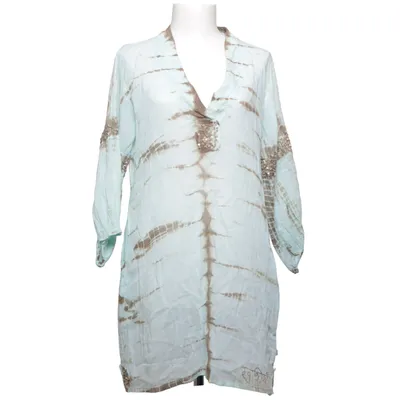 Robe de plage (Turquoise, Marron, Multicolore) de Agencies Turquoise Coton