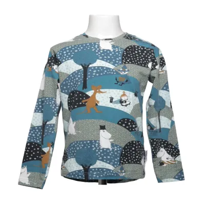 T-shirt à manches longues (Bleu, Multicolore) de Moomin by Martinex Élasthane, Coton biologique
