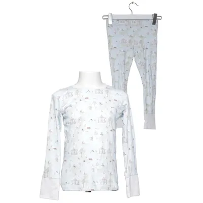 Pyjamas (Blå, Vit, Grön) från Livly Bomull, Elastan
