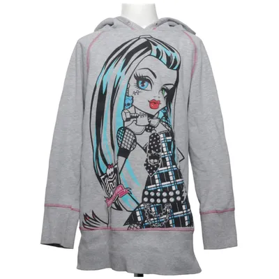 Hoodiekjole (Grå, Flerfarvet) fra Monster High Bomuld, Polyester