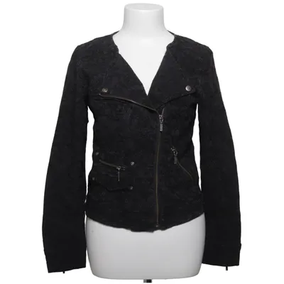 Bikerjacka (Svart) från Honey B Blue Bomull, Elastan, Polyester