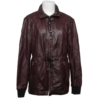 Jacket (Brown) from Mads Nørgaard Elastane, Leather, Polyester