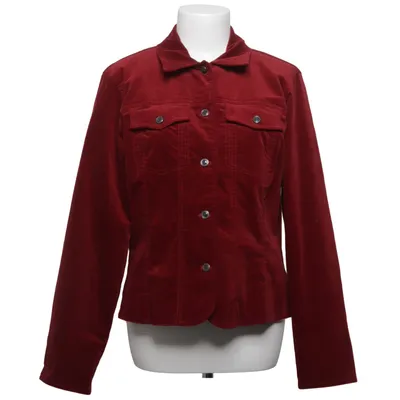 Jacket (Red) from Coldwater Creek Cotton, Elastane, Polyester