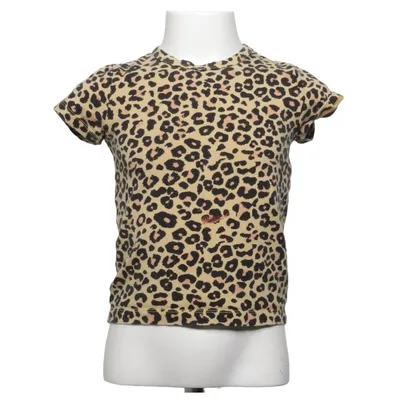 T-shirt (Beige, Schwarz) von The Striped Cat Elasthan, Bio-Baumwolle
