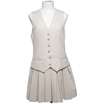 Dress (Beige) from Zara Elastane, Polyester, Viscose