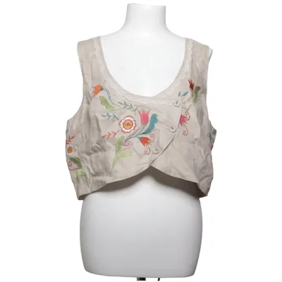 Vest (Beige, Multicolored) from Gudrun Sjödén Cotton, Linen