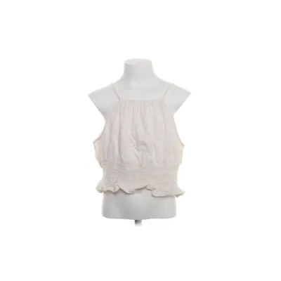 Crop top (Vit) från Zara Bomull, Elastan