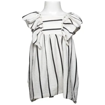 Klänning (Vit, Svart) från Zara Bomull, Elastan, Polyester