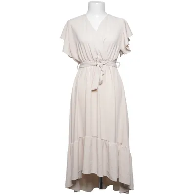 Wrap dress (Beige) from Lily Rose Polyester