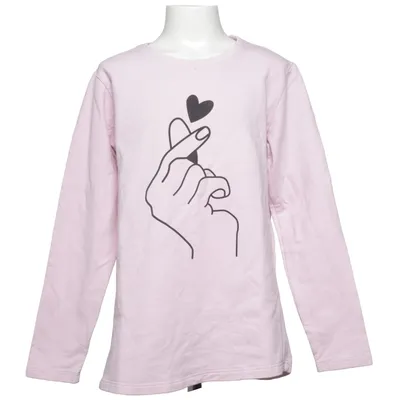 Langærmet t-shirt (Pink) fra Micro Bomuld, Elastan