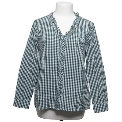 Shirt (Green, White) from Sens Uniq Cotton
