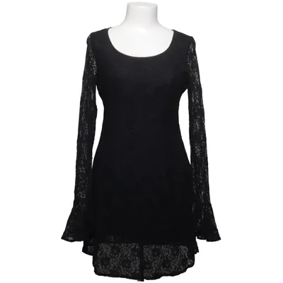Jurk (Zwart) van Feeling Fame Acetaat, Katoen, Polyamide