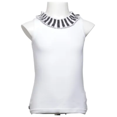 Top (White, Black) from Jottum Cotton, Elastane