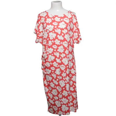 Dress (Red, White) from Reken Maar Elastane, Viscose