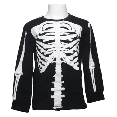 Långärmad t-shirt (Svart, Vit) från Crossbow Bomull